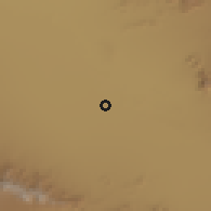 Shaded relief of the 56 km around Ash Kuzar, drawn from the GMTED2010 grid