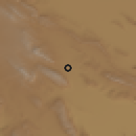 Shaded relief of the 56 km around Shahrak-e Shahīd Beheshtī, drawn from the GMTED2010 grid
