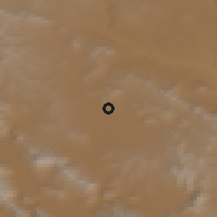 Shaded relief of the 56 km around Shahr-e Kord, drawn from the GMTED2010 grid