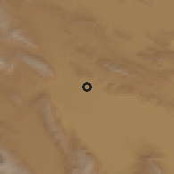 Shaded relief of the 56 km around Shīrāz, drawn from the GMTED2010 grid