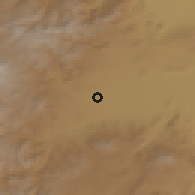 Shaded relief of the 54 km around Tāzeh Shahr, drawn from the GMTED2010 grid
