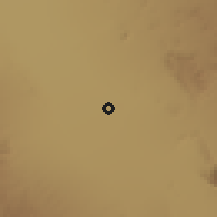 Shaded relief of the 56 km around Bāfq, drawn from the GMTED2010 grid