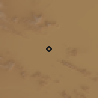 Shaded relief of the 56 km around Zāzerān, drawn from the GMTED2010 grid
