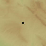 Shaded relief of the 55 km around Čamčamal, drawn from the GMTED2010 grid