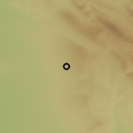 Shaded relief of the 55 km around Darband, drawn from the GMTED2010 grid