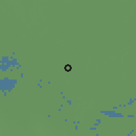 Shaded relief of the 56 km around H̨amrīnān, drawn from the GMTED2010 grid