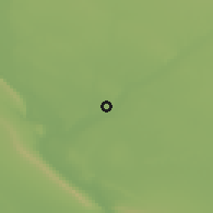 Shaded relief of the 55 km around Namīsah, drawn from the GMTED2010 grid