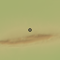 Shaded relief of the 54 km around Quwasī, drawn from the GMTED2010 grid