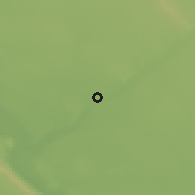 Shaded relief of the 55 km around Šarrah, drawn from the GMTED2010 grid