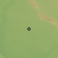 Shaded relief of the 55 km around Yāramjah, drawn from the GMTED2010 grid