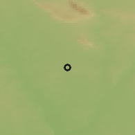 Shaded relief of the 55 km around al-H̨amdānīyah, drawn from the GMTED2010 grid