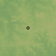 Shaded relief of the 57 km around Cerro Azul, drawn from the GMTED2010 grid