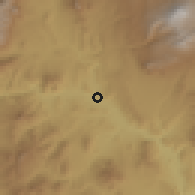 Shaded relief of the 54 km around Chos Malal, drawn from the GMTED2010 grid