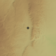Shaded relief of the 56 km around Cosquín, drawn from the GMTED2010 grid
