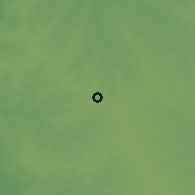 Shaded relief of the 56 km around Crespo, drawn from the GMTED2010 grid