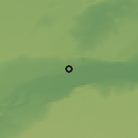 Shaded relief of the 52 km around Dolavon, drawn from the GMTED2010 grid
