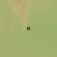Shaded relief of the 58 km around Embarcación, drawn from the GMTED2010 grid
