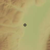 Shaded relief of the 58 km around Fraile Pintado, drawn from the GMTED2010 grid