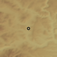 Shaded relief of the 53 km around Junín de los Andes, drawn from the GMTED2010 grid