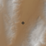 Shaded relief of the 57 km around Loro Huasi-La Loma, drawn from the GMTED2010 grid