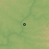 Shaded relief of the 57 km around Montecarlo, drawn from the GMTED2010 grid