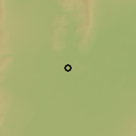 Shaded relief of the 58 km around Pichanal, drawn from the GMTED2010 grid