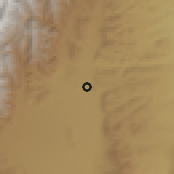 Shaded relief of the 58 km around Salta, drawn from the GMTED2010 grid