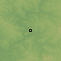 Shaded relief of the 57 km around San Ignacio, drawn from the GMTED2010 grid