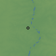 Shaded relief of the 56 km around San José, drawn from the GMTED2010 grid
