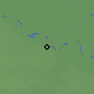 Shaded relief of the 55 km around San Pedro, drawn from the GMTED2010 grid