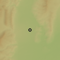 Shaded relief of the 58 km around San Ramón de la Nueva Orán, drawn from the GMTED2010 grid