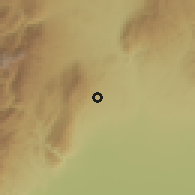Shaded relief of the 57 km around Tafí Viejo, drawn from the GMTED2010 grid