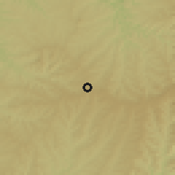 Shaded relief of the 57 km around Bernardo de Irigoyen, drawn from the GMTED2010 grid