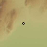 Shaded relief of the 57 km around Tucumán, drawn from the GMTED2010 grid