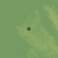 Shaded relief of the 57 km around Villa Don Bosco, drawn from the GMTED2010 grid