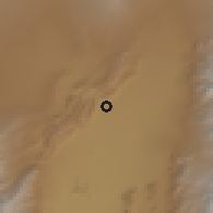 Shaded relief of the 57 km around Villa San José de Vinchina, drawn from the GMTED2010 grid